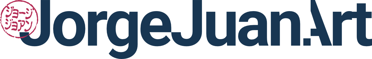 Logo Jorge Juan Art. Hanko del Artista plástico en Barcelona.